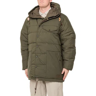 Pre-owned Filson Chilkoot Pass Down Parka Jacket In Dark Green