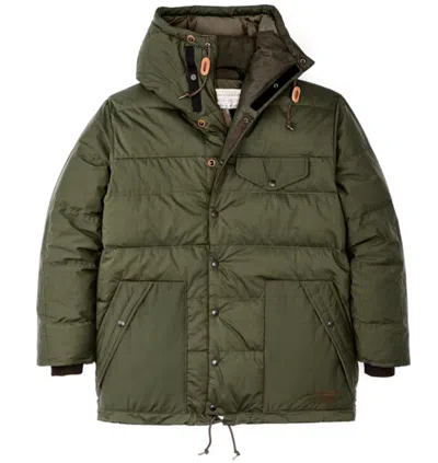 Pre-owned Filson Chilkoot Pass Expedition Down Parka Jacket (850 Fill Power) With Tags In Green