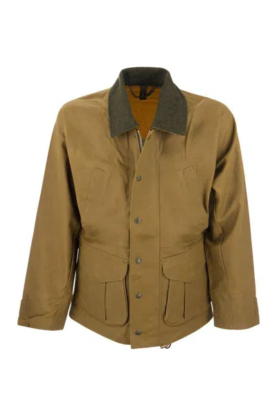 Filson Waterproof Cotton Jacket In Orange