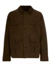 Filson Corduroy Collar Pocket Jacket In Brown