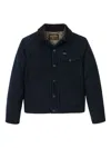 Filson Corduroy Collared Jacket In Animal Print