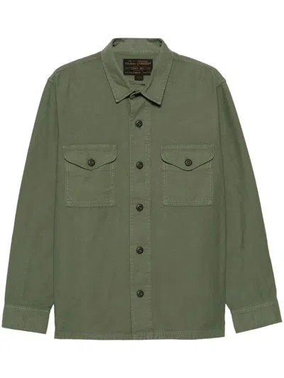 Filson Field Jac Cotton Shirt In Green