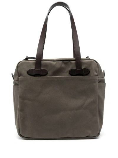 Filson Cotton Tote Bag In Brown
