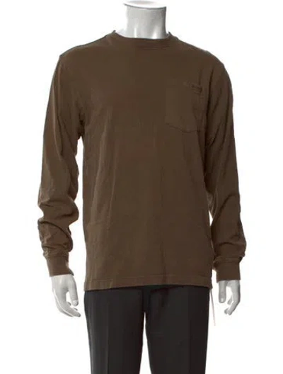 Pre-owned Filson Crew Neck Long Sleeve T-shirt In Brown