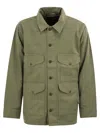 Filson Cotton Overshirt For In Green