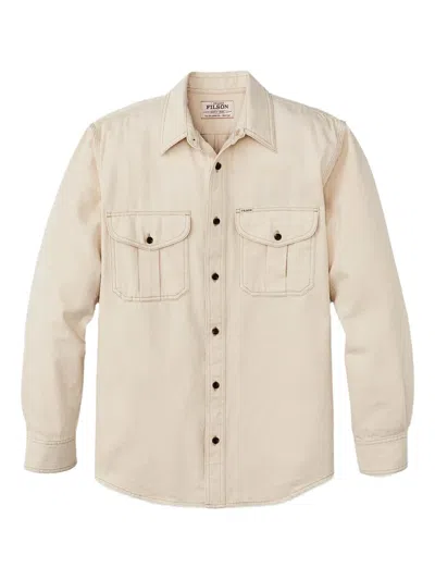Filson Double-pocket Long-sleeves Shirt In Gold