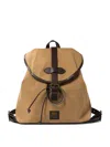 Filson Twill Drawstringed Backpack In Neutral