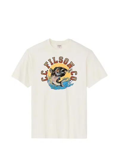 Filson Dry Fly Graphic-print T-shirt In White