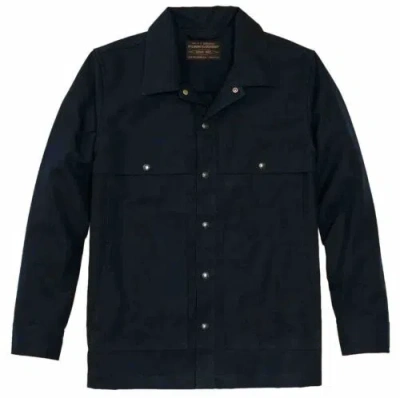 Pre-owned Filson Dry Tin Jac Shirt 20258678 Made In Usa Navy Dark Blue Cc Cloth Jacket
