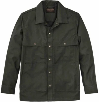 Pre-owned Filson Dry Tin Jac Shirt 20258678 Made In Usa Otter Green Olive Dark Cc Jacket