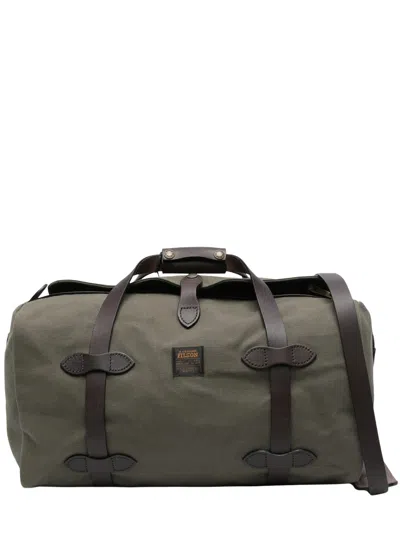 Filson Duffle Small Luggage Twill In White