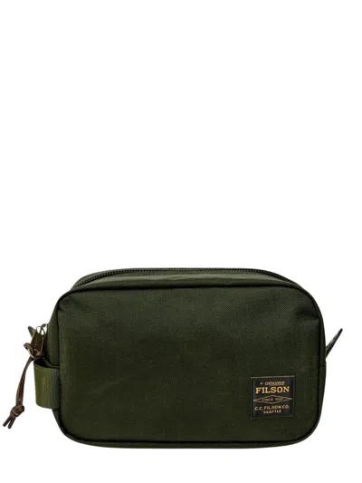 Filson Durable Nylon Crossbody Bag For Men In Green