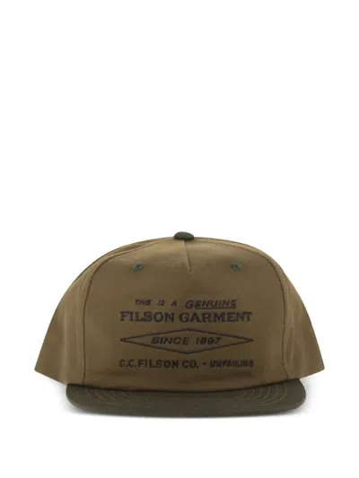 Filson Logo-embroidered Baseball Cap In Brown