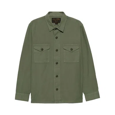 Filson Field Jac Cotton Shirt In Green