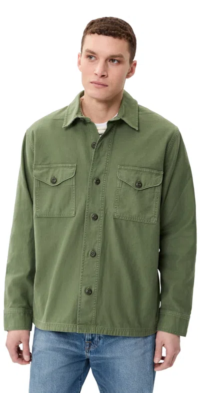 Filson Boxy Utilitarian Chest Pockets Shirt In Green