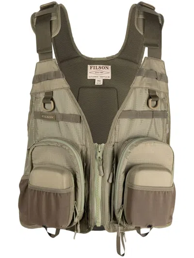 Filson Nylon Vest In Green