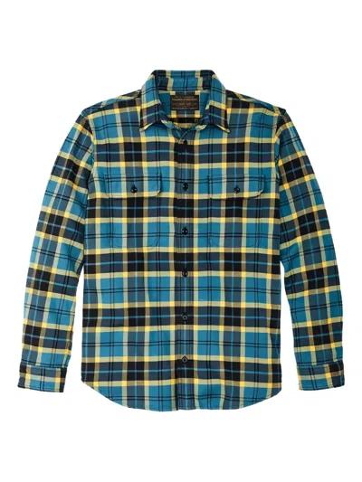 Filson Flannel Shirt In Blue