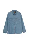 Filson Flap-pocket Overshirt In Blue