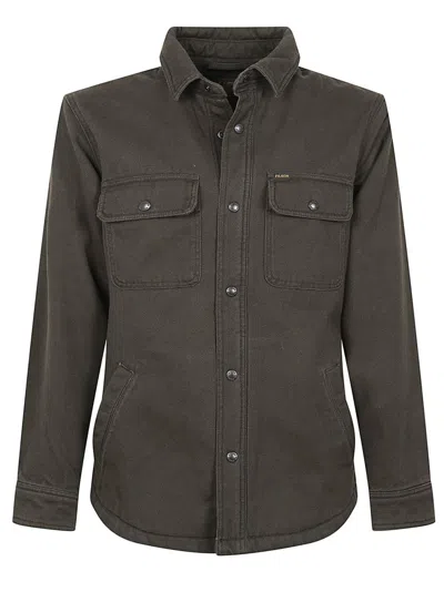 Filson Fleece Lined Jac-shirt In Green