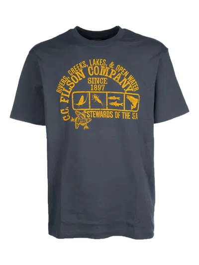 Filson Graphic-print T-shirt In Blue