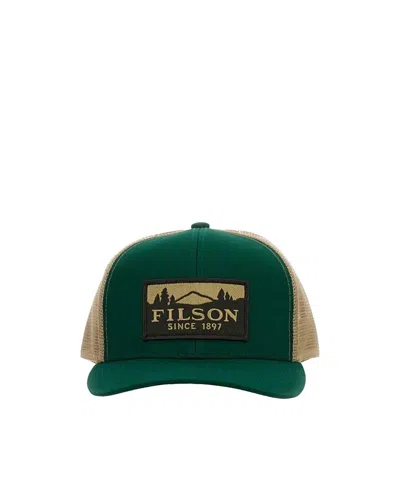 Filson Green Logo Baseball Hat