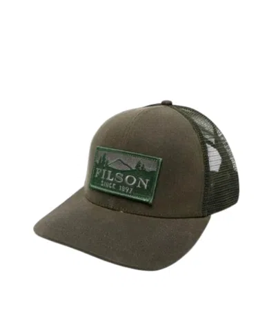Filson Green Logo Baseball Hat