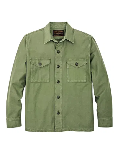 FILSON GREEN REGULAR SOLID SHIRT