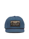 Filson Logo-patch Baseball Cap In Blue