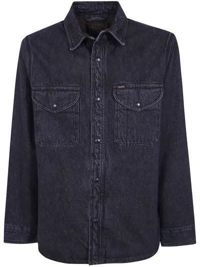 Filson Jacket Black Denim "denim" Jac-shirt In Blue
