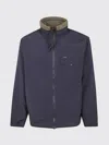 Filson "reversible Pile Fleece Ripstop" Jacket In Blue