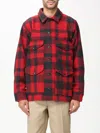 Filson Mackinaw Wool Cruiser Jacket In Red