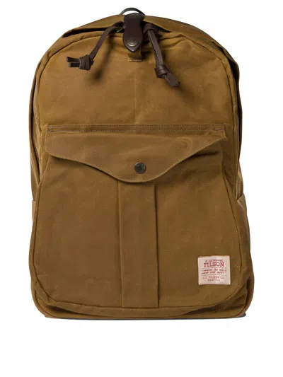Filson Journeyman Cotton Backpack In Brown