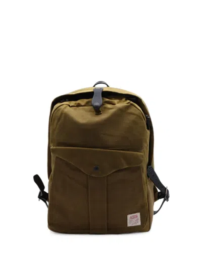 Filson Journeyman Logo-patch Backpack In Green
