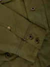 Filson Journeyman Pocketed Corduroy-collar Jacket In Green