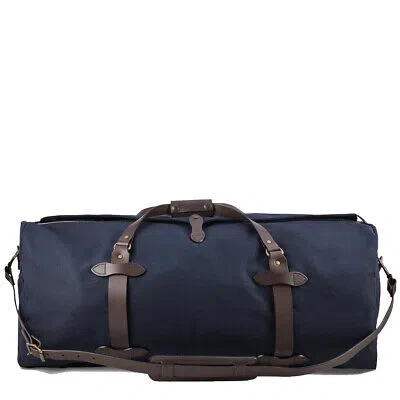 Pre-owned Filson Large Duffle Bag Navy