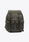 Filson Large Canvas Backpack In Green