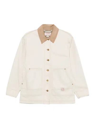 Filson Lightweight Cotton Jacket For Women In White