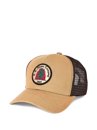 Filson Logger Logo-patch Cap In Brown