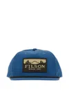 Filson Logo-patch Baseball Cap In Blue