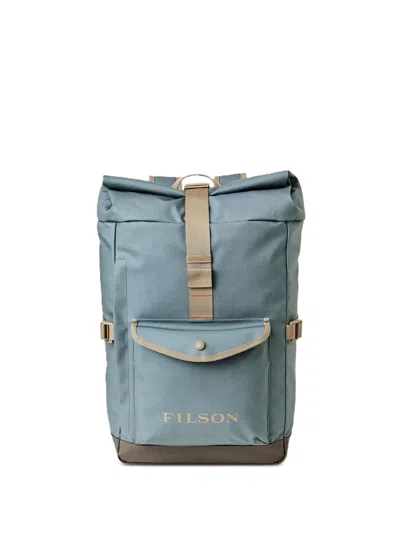 Filson Logo-print Backpack In Blue