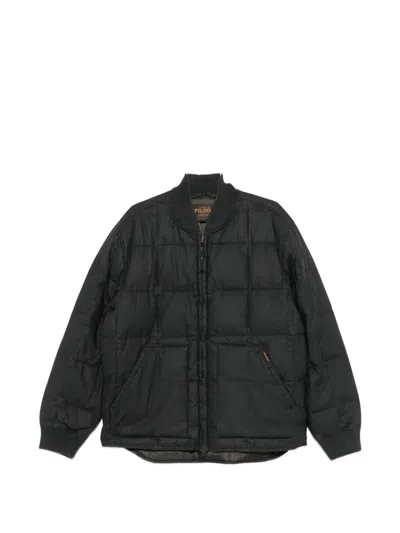 Filson Logo-patch Jacket In Blue