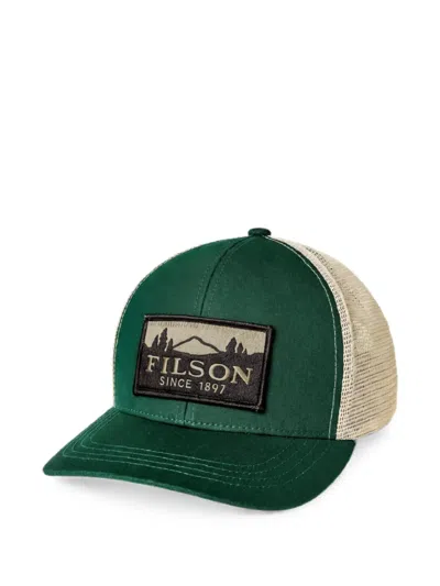 Filson Logo-patch Mesh-panel Cap In Pattern