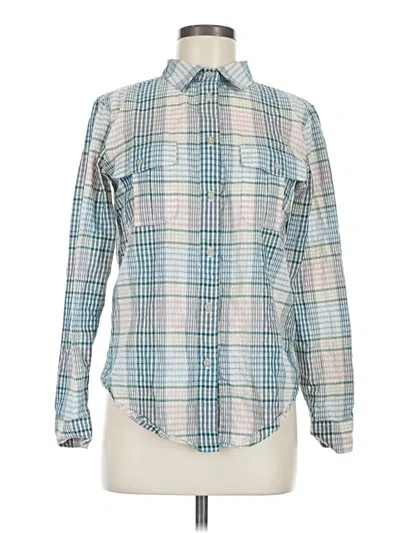 Pre-owned Filson Long Sleeve Button Down Shirt In Blue