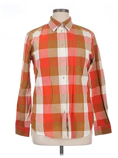 Pre-owned Filson Long Sleeve Button Down Shirt In Orange