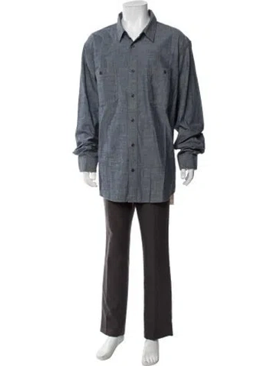 Pre-owned Filson Long Sleeve Denim Shirt W/ Tags In Blue