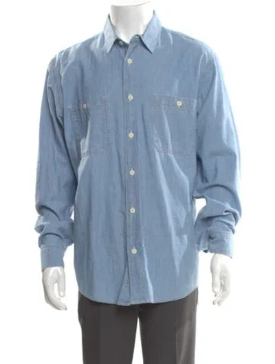 Pre-owned Filson Long Sleeve Shirt In Blue