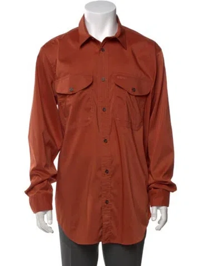 Pre-owned Filson Long Sleeve Shirt In Orange