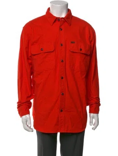 Pre-owned Filson Long Sleeve Shirt In Orange