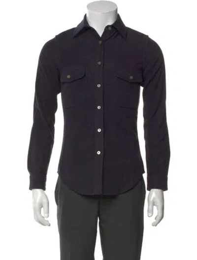 Pre-owned Filson Long Sleeve Western Shirt In Blue