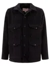 Filson Mackinaw Cruiser Field Jacket With Pointed Collar And Four Patch Pockets